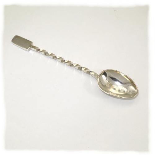 Small silver spoon jubilee marks